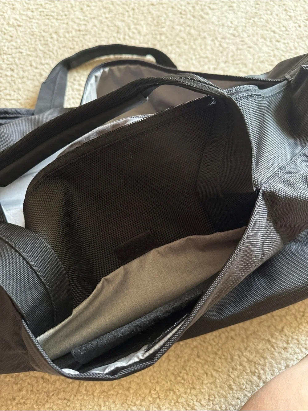 Victorinox Black Nylon Top duffle bag